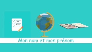 Nome e Cognome in francese CORSO  LEZIONE175 Mon nom et mon prénom [upl. by Mayer]