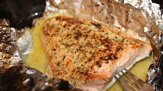 BEST SALMON EVER  Parmesan Herb amp Garlic Salmon [upl. by Japeth]