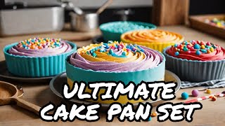 Round Cake Pans Sets for Baking samsh764 [upl. by Raffo38]