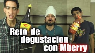 Reto de degustacion con tabletas Mberry  ChideeTv [upl. by Llert]