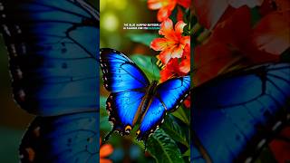 🦋💙 Blue Morpho Butterfly A Shimmering Jewel of the Rainforest [upl. by Chud]