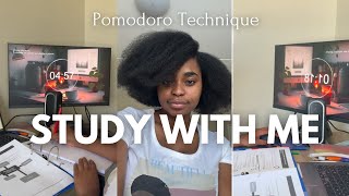 Why I moved my test date  STUDY WITH ME using the POMODORO Technique [upl. by Atirahs]