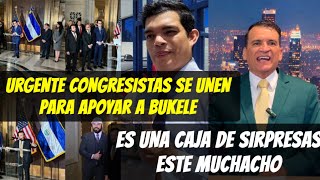 Urgente CONGRESISTAS se REUNEN para apoyar a Bukele Pobre MUCHACHO le LLUEVE sobre MOJADO [upl. by Repip981]