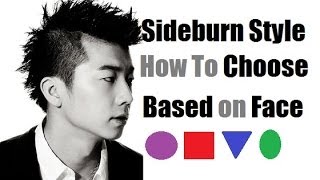 Sideburn Styles How To Choose Best Sideburns Based On Face Shape [upl. by Melba]