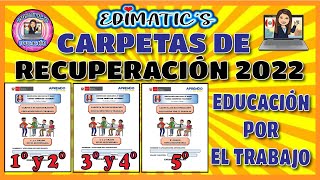 Carpeta de Recuperación 2022 EPT Educación por el trabajo [upl. by Arhas637]