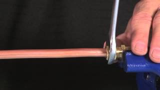 How To Install a Compression Fitting on Copper or Plastic Tubing [upl. by Seyler]