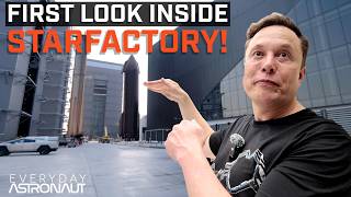 First Look Inside SpaceXs Starfactory w Elon Musk [upl. by Giffy]