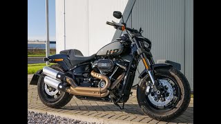 2023 HarleyDavidson FLFBS Fat Bob 114 in Vivid Black [upl. by Ahselet]