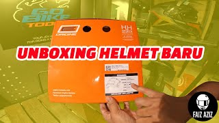 Unboxing Helmet Fullface Murah Origine Dinamo Vlog E531 [upl. by Ahsilif3]