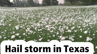 Hail storm in Texas 11 April 2020 [upl. by Ange]