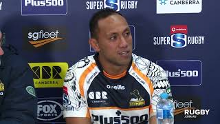 Super Rugby 2019 Round 18 Brumbies press conference [upl. by Maher655]