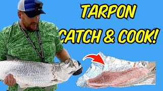 Crazy Tarpon Catch amp Cook very surprising [upl. by Asia]