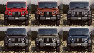 New Mahindra Thar 2020  All Colour Options  Images  AUTOBICS [upl. by Gnaw]