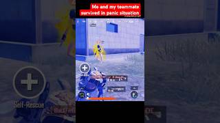 I survived in panic situation pubgmobile bgmishorts pubg youtubeshorts bgmi shorts [upl. by Ttenaj227]