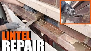 Bricklaying  Repairing Badly Installed Lintel with KC [upl. by Jain]