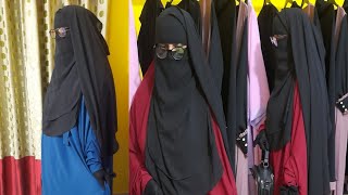 V cutting long jilbab2 part niqabborkha niqab hudi [upl. by Selemas]