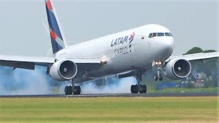 Boeing 767  Landing and Take Off Compilation [upl. by Moonier]