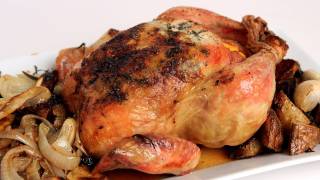 Whole Roast Chicken Recipe  Laura Vitale  Laura in the Kitchen Episode 302 [upl. by Roddy931]