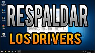 Guardar Drivers Antes de Formatear Windows 1087 Gratis 2020 [upl. by Vina]