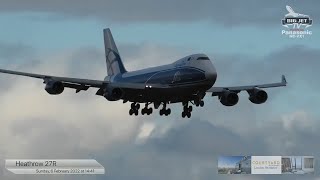 Windy Arrivals Live from London Heathrow Airport [upl. by Ahseit]