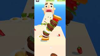 Sandwich runner but too many items 😅 burger food viralvideos games gaming foryou fun [upl. by Blaire]