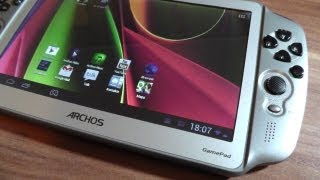 Archos GamePad Unboxing and Hands On [upl. by Allecnirp]