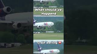 Fedex 14 plane crash aviation [upl. by Aknaib]