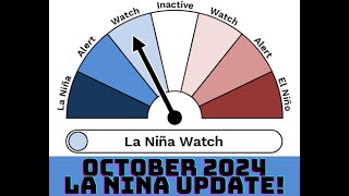 October 2024 ENSO  LA NINA Update [upl. by Notyep703]