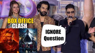 Bhushan Kumar IGNORE Question Singham Again vs Bhool Bhulaiyaa 3 CLASH in Theatre [upl. by Quinn]