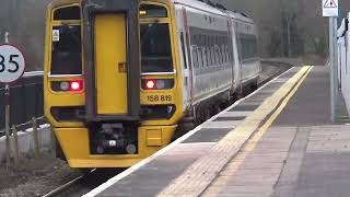 Pontypool train station train going to Chester [upl. by Aner]