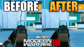 9 Ways to Improve Aim in MWIII  Win More Gunfights Best Controller Settings [upl. by Harihs]