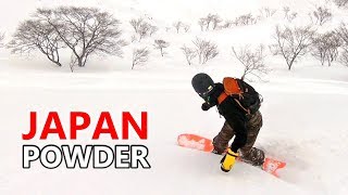 Japan Powder Snowboarding in Hakuba HappoOne [upl. by Putscher]