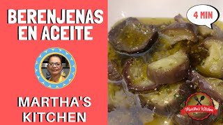 Como Hacer Berenjenas en Aceite de Oliva [upl. by Annauj]