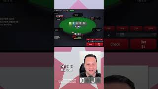 I Hit The Best Hand in Poker poker shorts [upl. by Noiek]