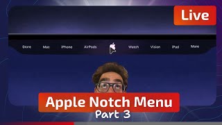 Creating Apple Notch Menu Part 3 — Centering [upl. by Mason]