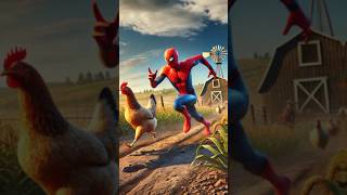 Spiderman Won The Competition To Make Supergirls Tasty Food  shorts ai spiderman [upl. by Stanislas]