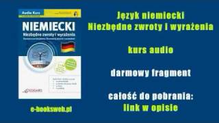 Język niemiecki Niezbędne zwroty i wyrażenia  kurs audio [upl. by Atalee]