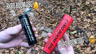 PYROBOOM 18G VS PYROBOOM 30G  MEGA SOUND  SE MERITĂ [upl. by Debbra351]