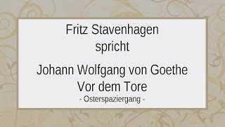 Johann Wolfgang Goethe „Osterspaziergangquot II [upl. by Cherey]