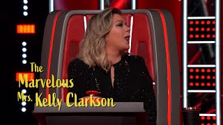 Kelly Clarkson Brings the Laughs in The Voice Montage Exclusive [upl. by Adele]