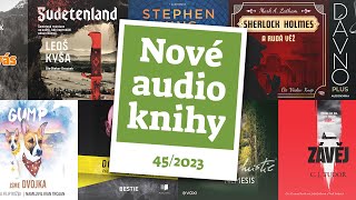 Nové audioknihy mají Dominik Dán Stephen King i Agatha Christie  Nové audioknihy 452023 [upl. by Atnahsa]