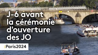 Paris 2024  les images de lultime répétition de la cérémonie douverture [upl. by Etnoj]