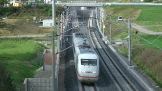 Katzenbergtunnel Südportal 13 Testfahrt mit quotICESquot [upl. by Inwat]