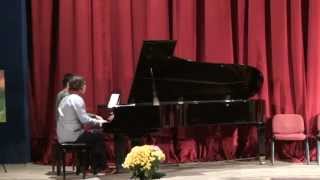 Grieg  Peer Gynt  Suite no1  Morning Mood  Op 46  piano 4 hands [upl. by Acimot]