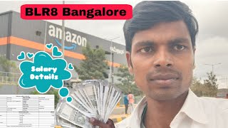 Amazon BLR8 Bangalore Salary Details 🤑 Warehouse Associates Only 10based erstudentslife [upl. by Alim]