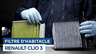 Changer le Filtre dHabitacle  Clio 3 [upl. by Luaped301]