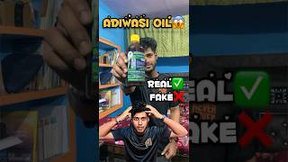 ADIWASI HAIR OIL REVIEW😱 I shorts [upl. by Bogie20]