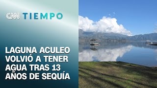 Laguna Aculeo vuelve a tener agua después de 13 años tras sistema frontal  CNN Tiempo [upl. by Winthrop]