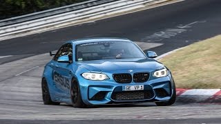 BMW M2  Very Fast Corvette Z06  Nürburgring Nordschleife  14092016  VERSUS Performance [upl. by Pauiie]