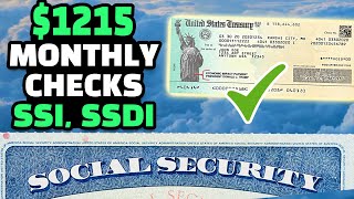 Social Security Stimulus News SSI SSDI 1215Mo Stimulus Checks for Everyone [upl. by Yttap]